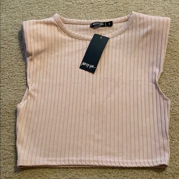 Nasty Gal Ribbed Tank Top And Pants Set Lounge - Picture 5 of 7